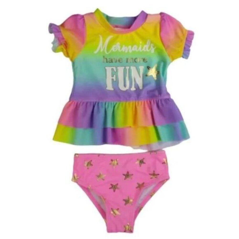 WetSuit Club 2 pieces Rashguard/Swimsuit Size 9M